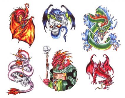 Chinese Dragon Tattoos Images